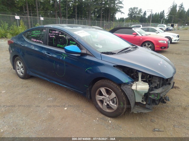 HYUNDAI ELANTRA 2014 kmhdh4ae2eu123306