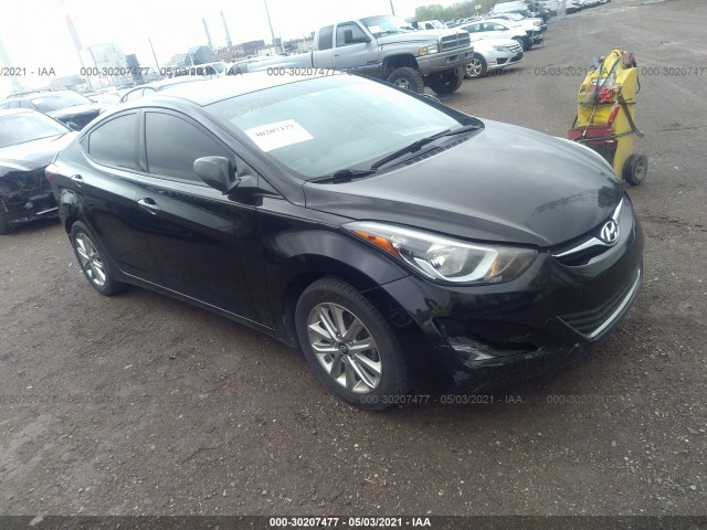 HYUNDAI ELANTRA 2014 kmhdh4ae2eu134581