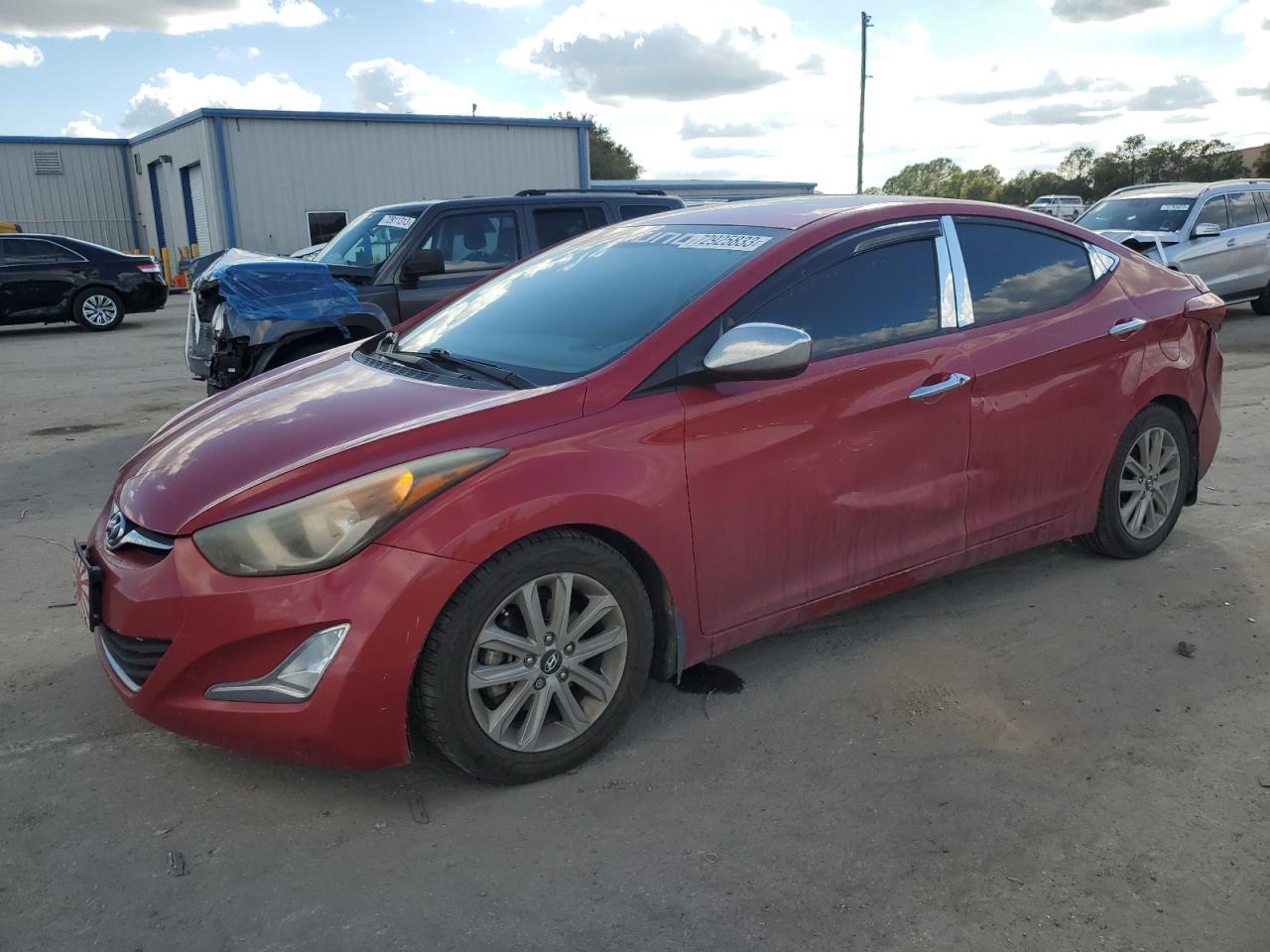 HYUNDAI ELANTRA 2014 kmhdh4ae2eu143314