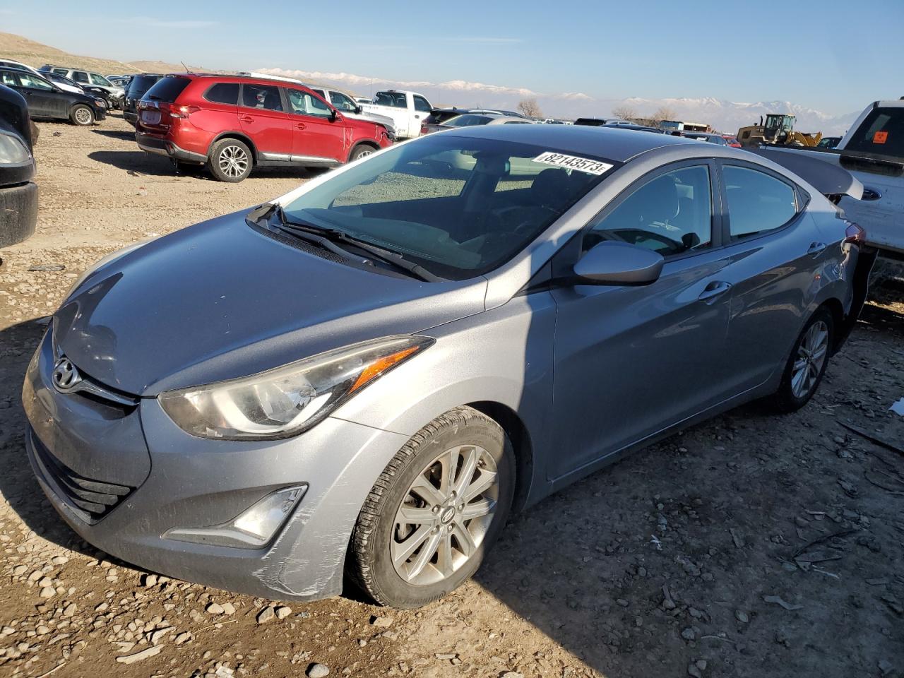 HYUNDAI ELANTRA 2014 kmhdh4ae2eu158489