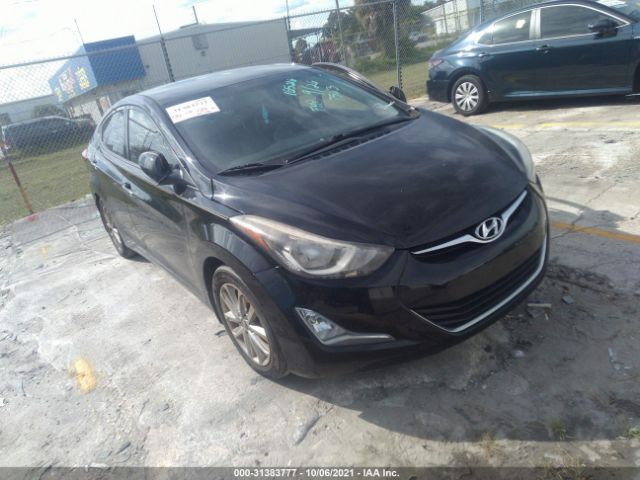 HYUNDAI ELANTRA 2014 kmhdh4ae2eu165216