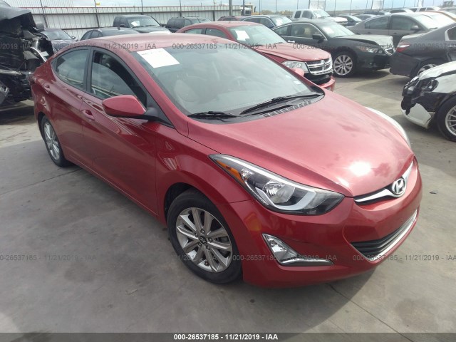 HYUNDAI ELANTRA 2014 kmhdh4ae2eu178547