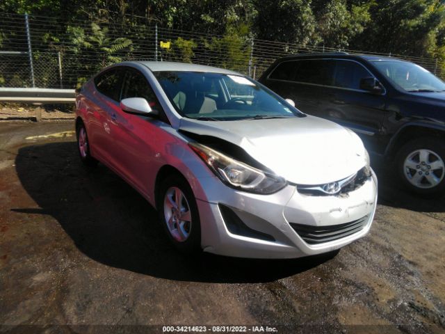 HYUNDAI ELANTRA 2014 kmhdh4ae2eu181397