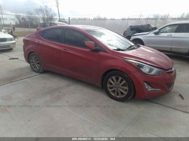 HYUNDAI ELANTRA 2014 kmhdh4ae2eu184395