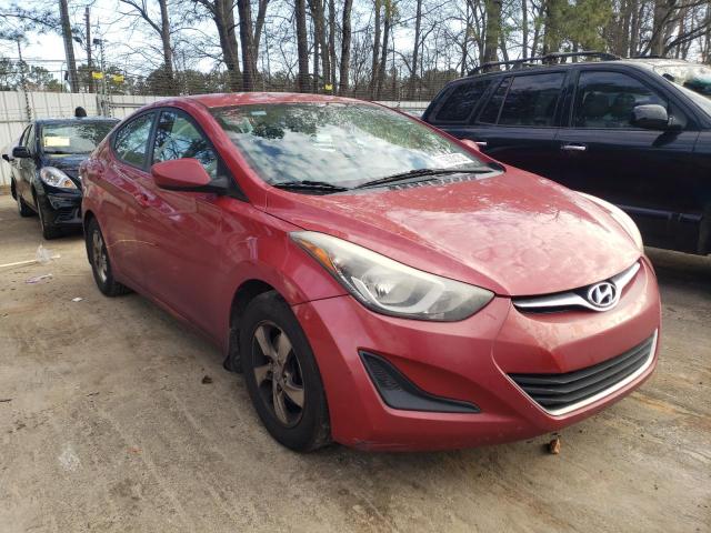 HYUNDAI ELANTRA SE 2014 kmhdh4ae2eu195915