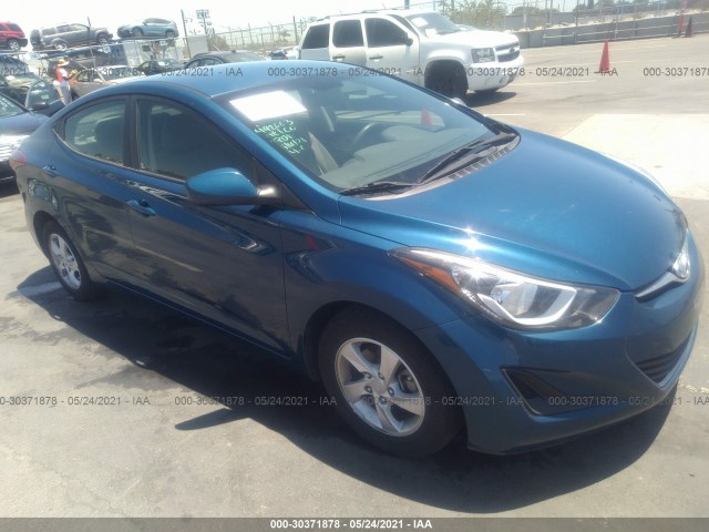 HYUNDAI ELANTRA 2014 kmhdh4ae2eu204287