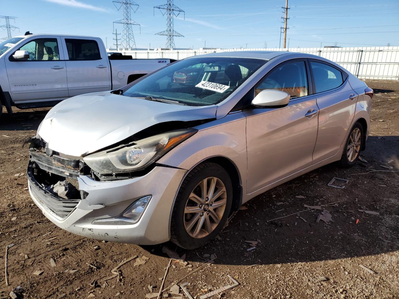 HYUNDAI ELANTRA 2015 kmhdh4ae2fu342140