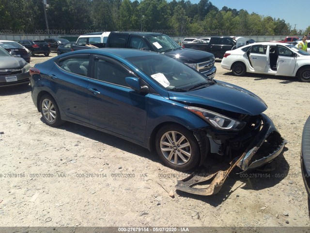 HYUNDAI ELANTRA 2015 kmhdh4ae2fu346219