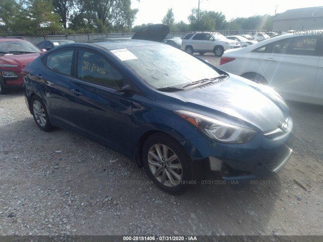 HYUNDAI ELANTRA 2015 kmhdh4ae2fu350593