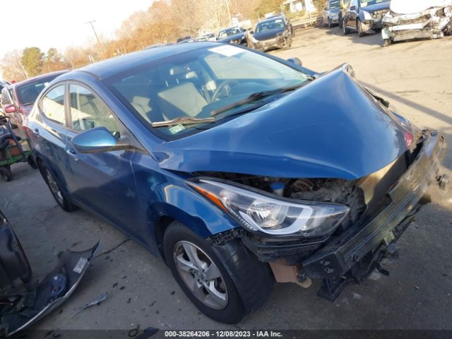 HYUNDAI ELANTRA 2015 kmhdh4ae2fu383089