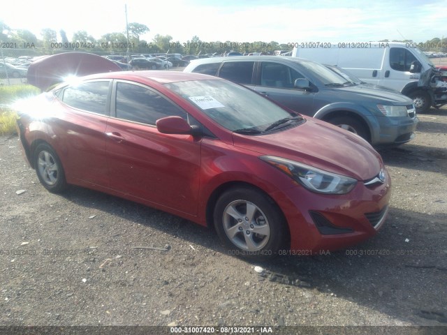 HYUNDAI ELANTRA 2015 kmhdh4ae2fu391614