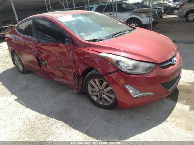 HYUNDAI ELANTRA 2015 kmhdh4ae2fu416009