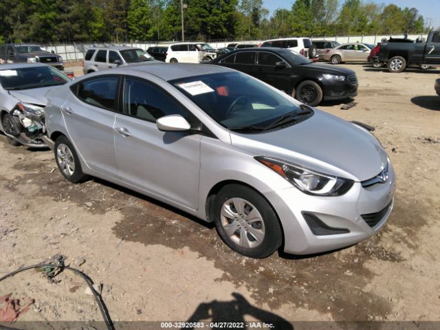 HYUNDAI ELANTRA 2016 kmhdh4ae2gu490225