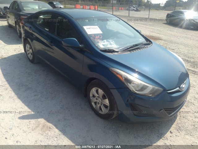 HYUNDAI ELANTRA 2016 kmhdh4ae2gu516421