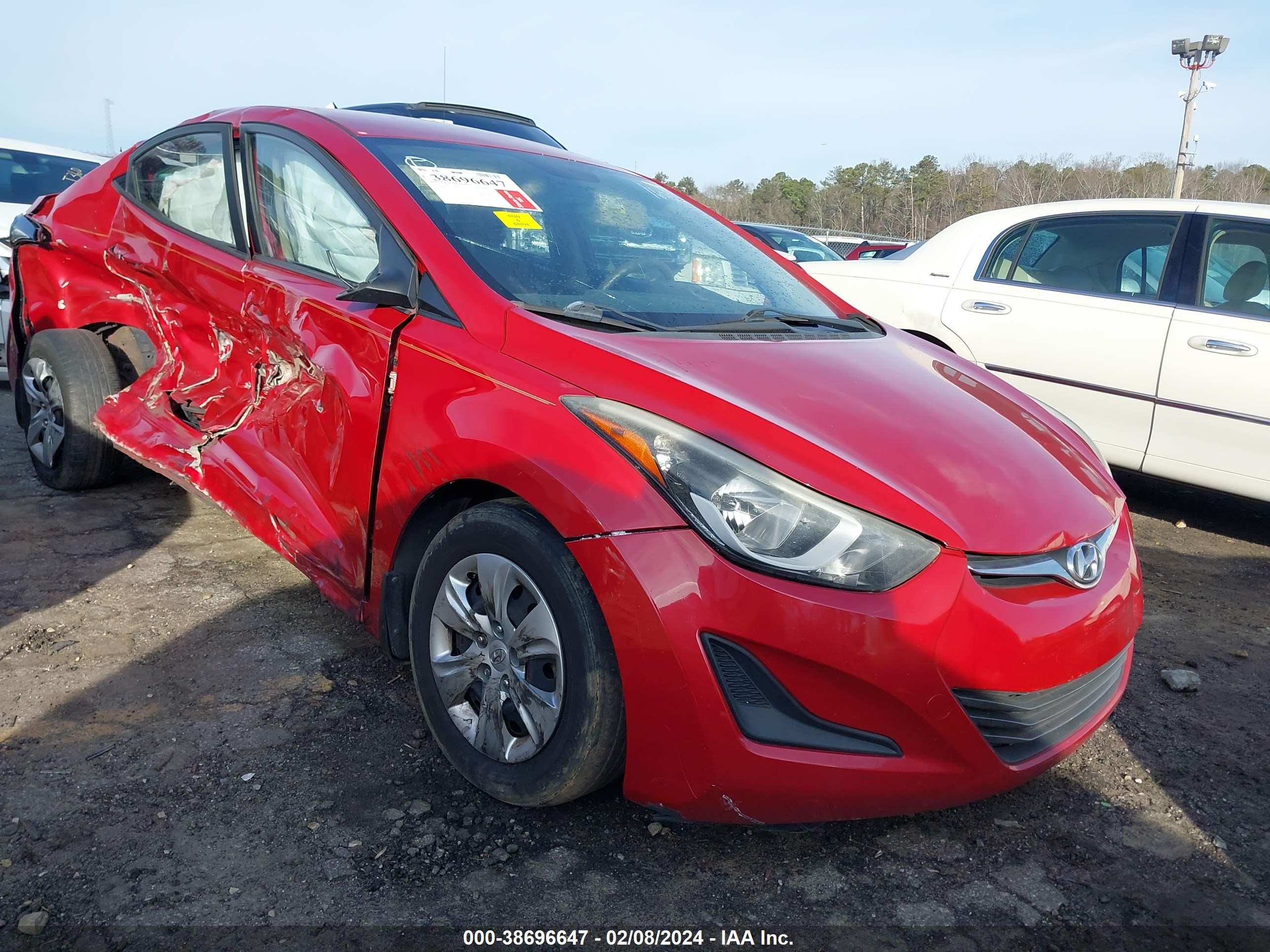 HYUNDAI ELANTRA 2016 kmhdh4ae2gu531632