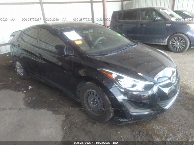 HYUNDAI ELANTRA 2016 kmhdh4ae2gu581706