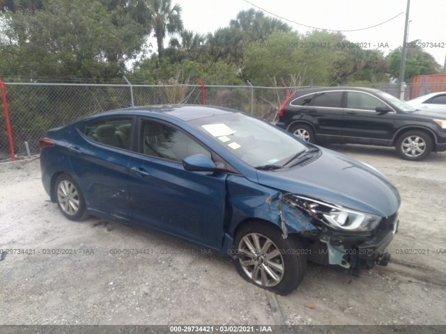 HYUNDAI ELANTRA 2016 kmhdh4ae2gu585271