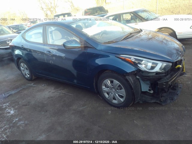 HYUNDAI ELANTRA 2016 kmhdh4ae2gu600576