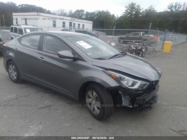 HYUNDAI ELANTRA 2016 kmhdh4ae2gu603218