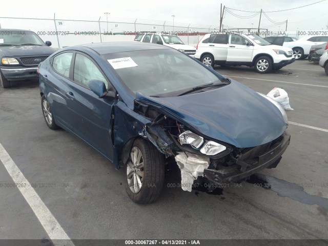 HYUNDAI ELANTRA 2016 kmhdh4ae2gu607107