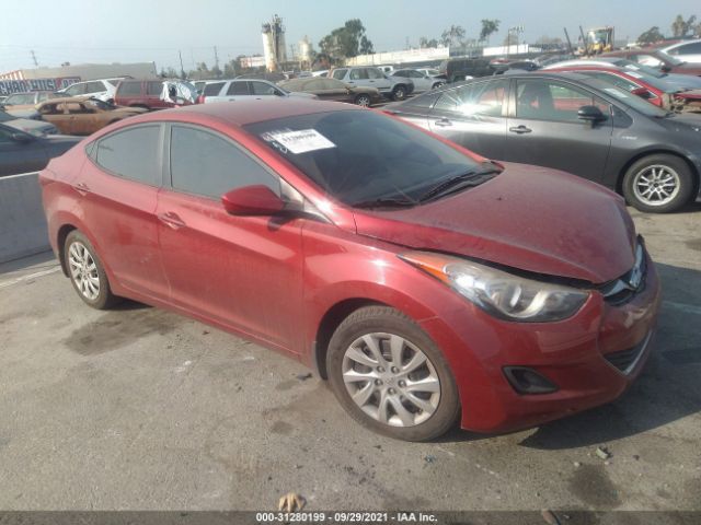 HYUNDAI ELANTRA 2013 kmhdh4ae3du485109