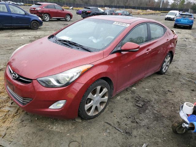 HYUNDAI ELANTRA GL 2013 kmhdh4ae3du692311