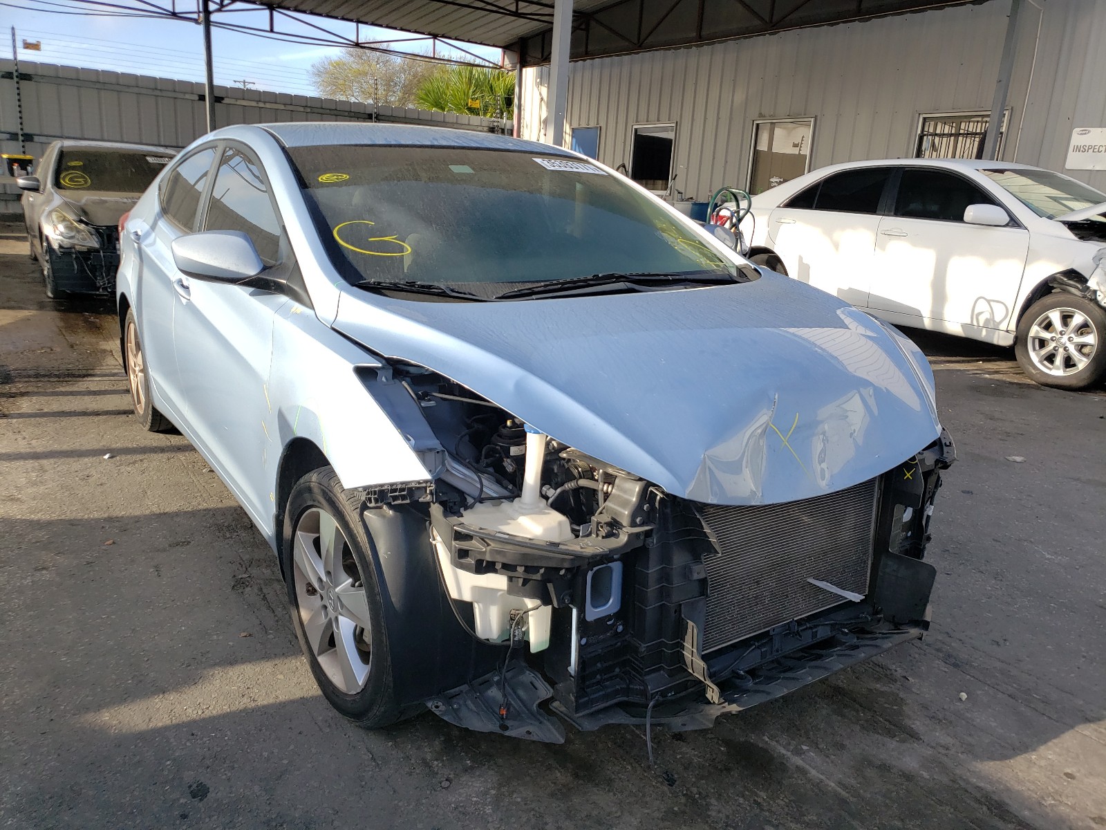 HYUNDAI ELANTRA GL 2013 kmhdh4ae3du766004