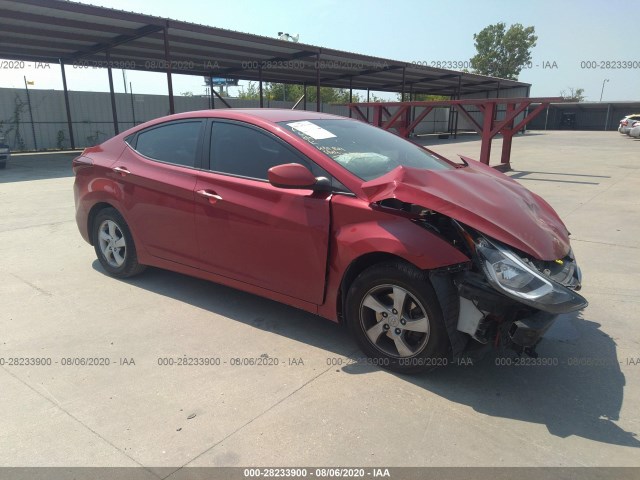 HYUNDAI ELANTRA 2014 kmhdh4ae3eu033887