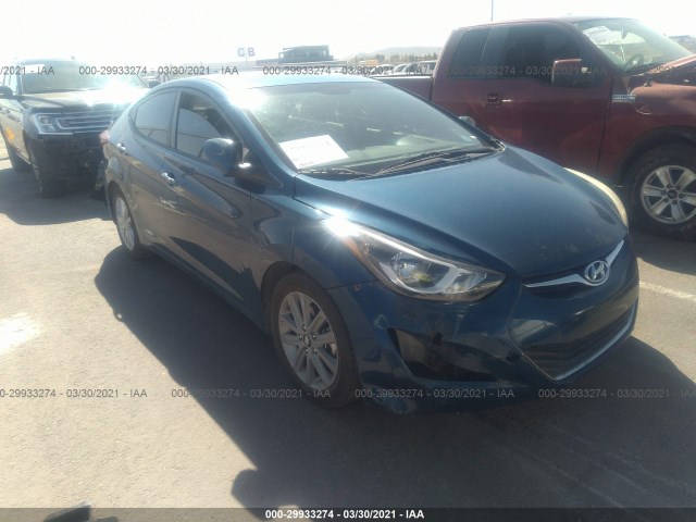 HYUNDAI ELANTRA 2014 kmhdh4ae3eu060779