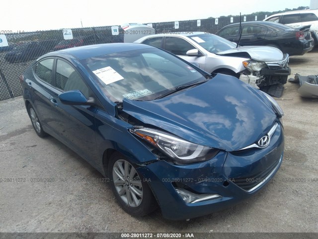 HYUNDAI ELANTRA 2014 kmhdh4ae3eu061088