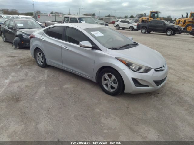 HYUNDAI ELANTRA 2014 kmhdh4ae3eu107633