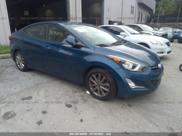 HYUNDAI ELANTRA 2014 kmhdh4ae3eu112881