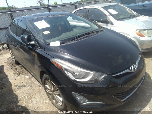 HYUNDAI ELANTRA 2014 kmhdh4ae3eu116283