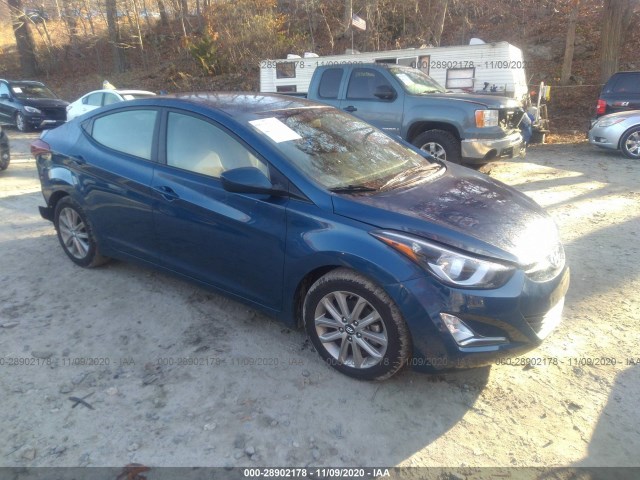 HYUNDAI ELANTRA 2014 kmhdh4ae3eu117191