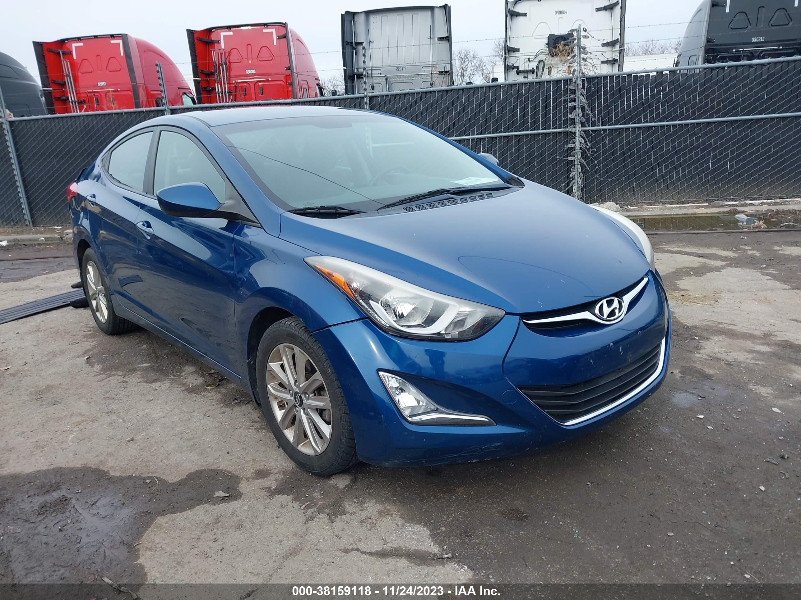 HYUNDAI ELANTRA 2014 kmhdh4ae3eu117627