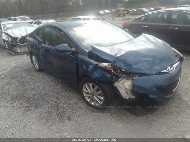 HYUNDAI ELANTRA 2014 kmhdh4ae3eu159991