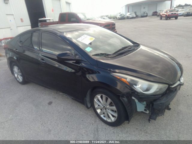 HYUNDAI ELANTRA 2014 kmhdh4ae3eu166598