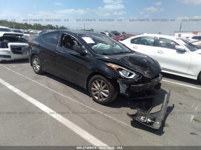 HYUNDAI ELANTRA 2014 kmhdh4ae3eu166603