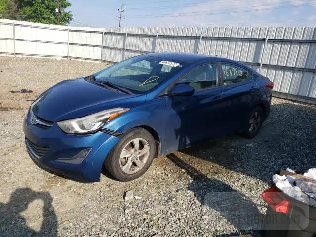 HYUNDAI ELANTRA 2014 kmhdh4ae3eu199133