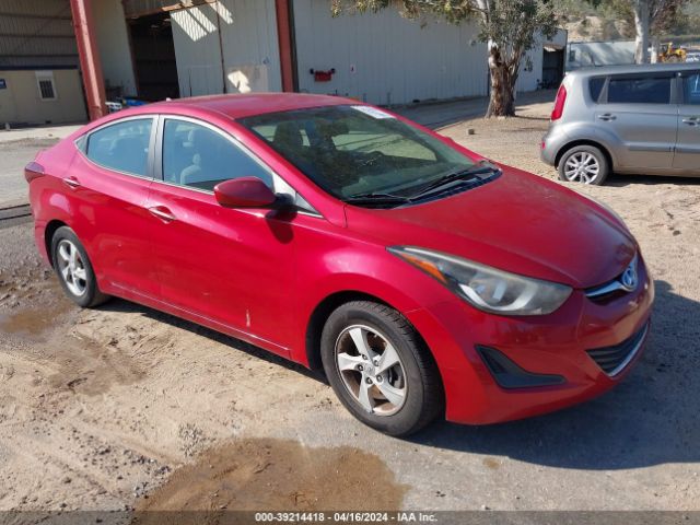 HYUNDAI ELANTRA 2014 kmhdh4ae3eu200698