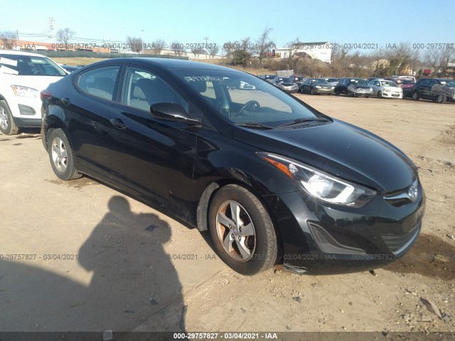 HYUNDAI ELANTRA 2014 kmhdh4ae3eu208798