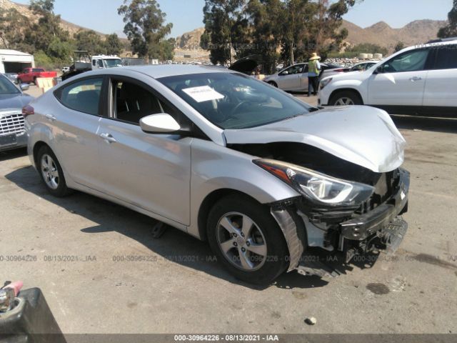 HYUNDAI ELANTRA 2014 kmhdh4ae3eu215475