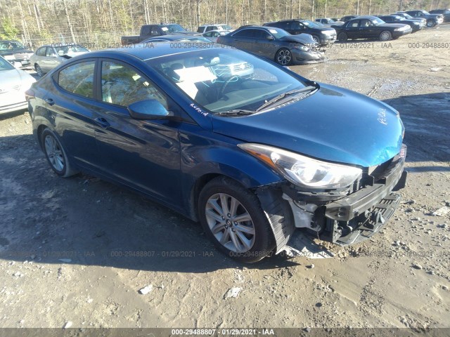 HYUNDAI ELANTRA 2015 kmhdh4ae3fu278349