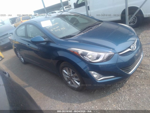 HYUNDAI ELANTRA 2015 kmhdh4ae3fu303721