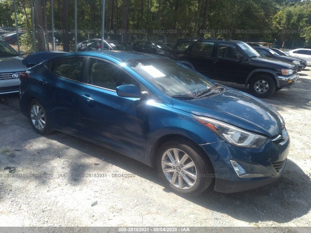 HYUNDAI ELANTRA 2015 kmhdh4ae3fu330837