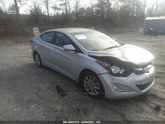 HYUNDAI ELANTRA 2015 kmhdh4ae3fu357195