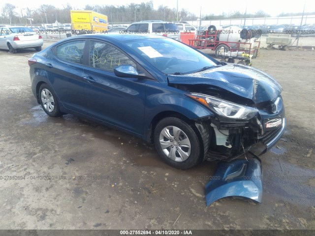 HYUNDAI ELANTRA 2016 kmhdh4ae3gu482747