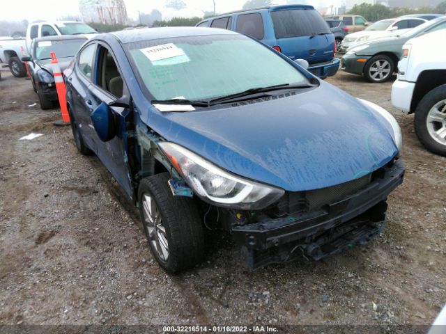 HYUNDAI ELANTRA 2016 kmhdh4ae3gu490184