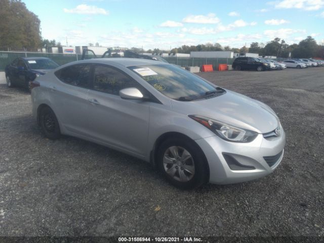 HYUNDAI ELANTRA 2016 kmhdh4ae3gu490265