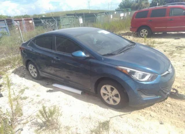 HYUNDAI ELANTRA 2016 kmhdh4ae3gu512927